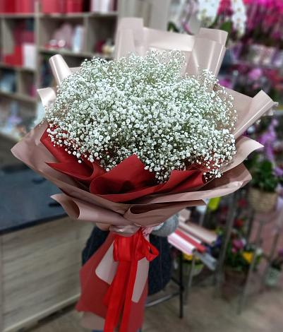 Букет цветов из: Гипсофила в Семилетка